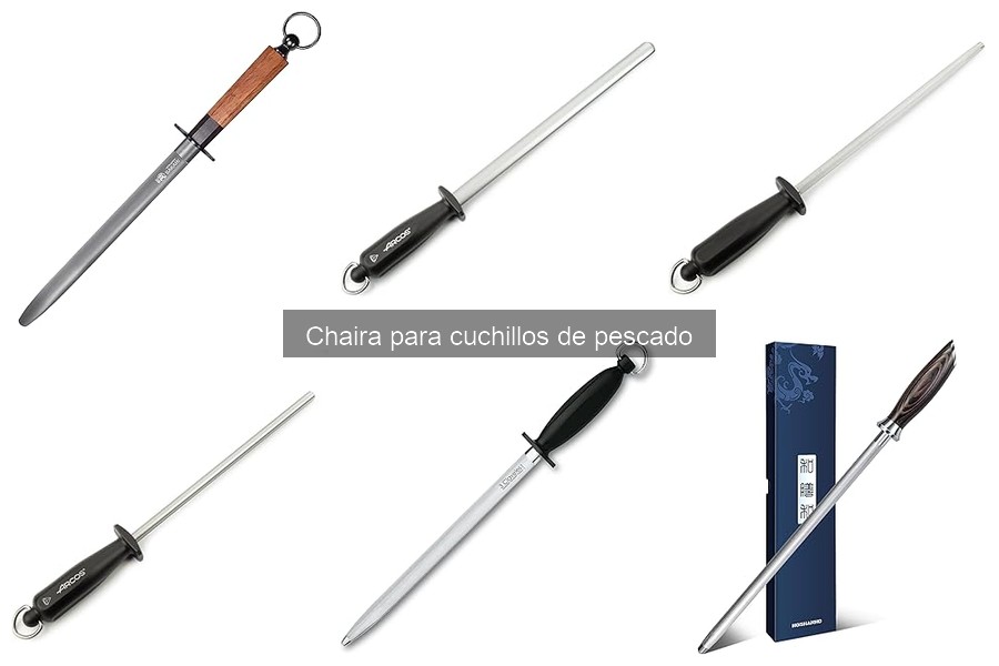 Cómo usar una chaira para cuchillos de pescado correctamente
