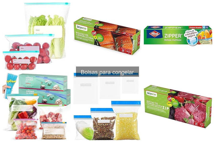 Cómo utilizar correctamente las bolsas para congelar