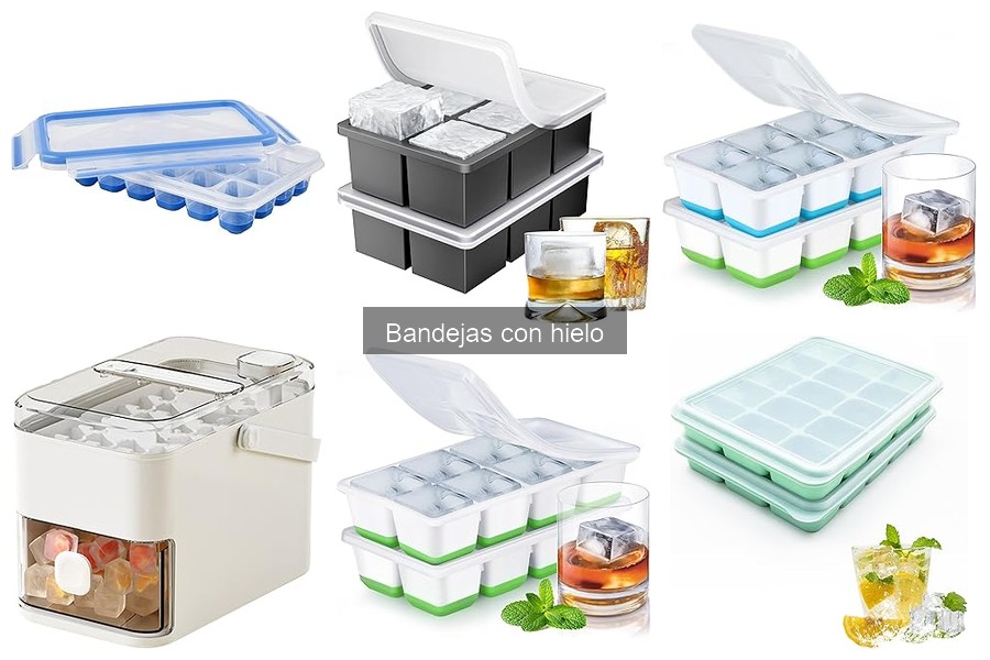 Cómo utilizar correctamente una bandeja con hielo