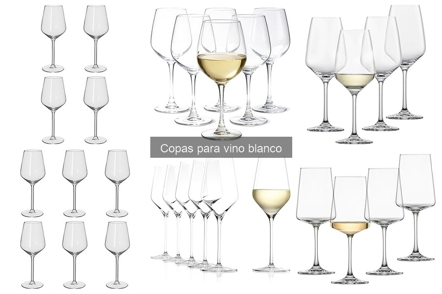 Comparativa: Copas de vidrio vs cristal para vino blanco