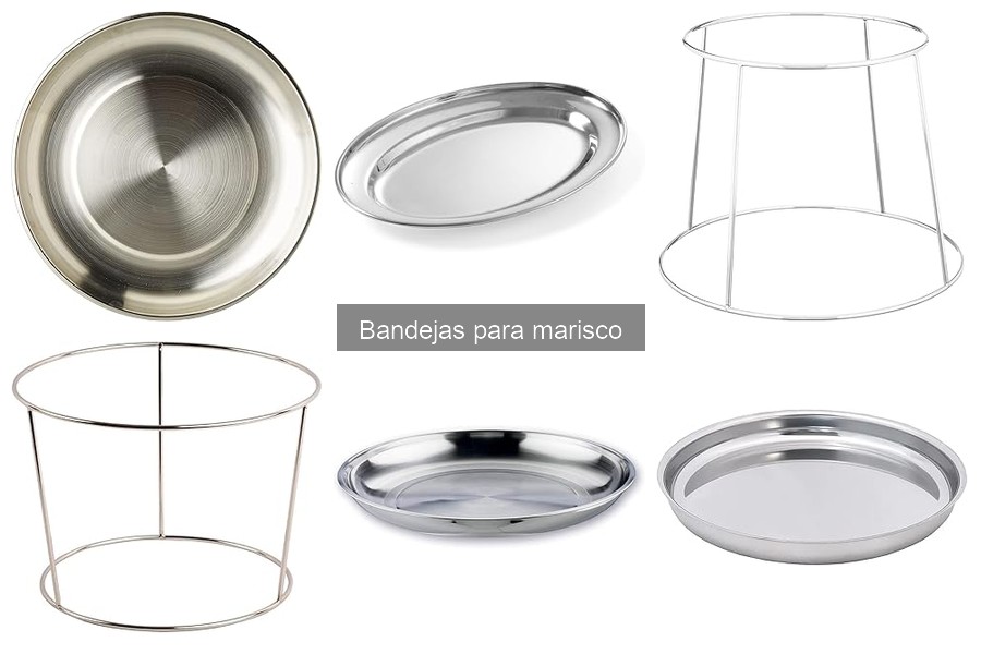 Comparativa de bandejas de marisco: acero inoxidable vs cerámica