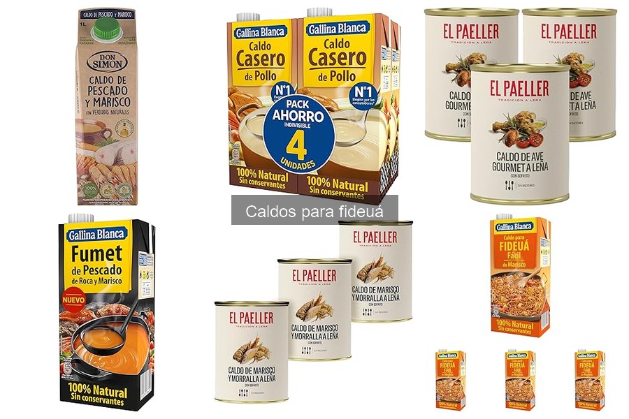 Comparativa de caldos para fideuá: caseros vs. listos para usar