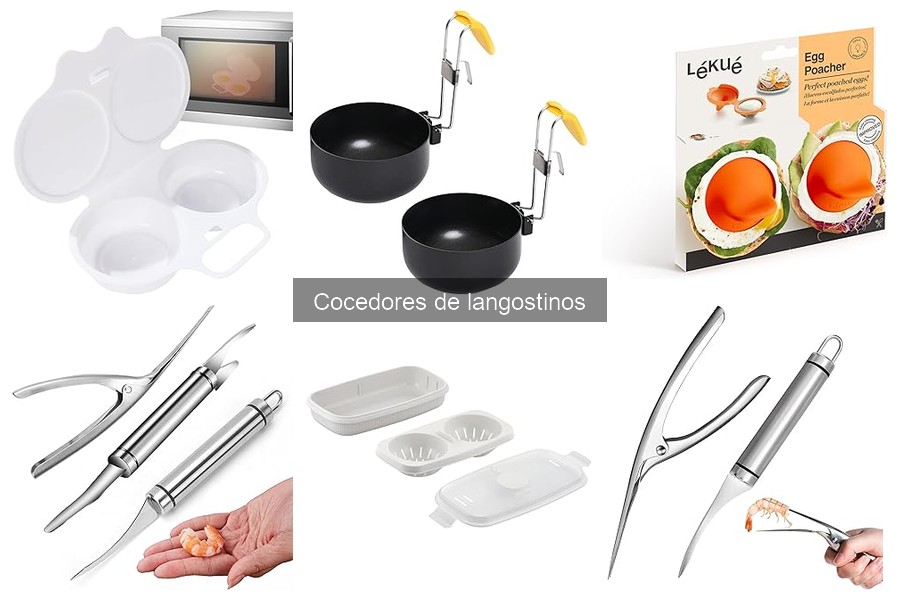 Comparativa de cocedores de langostinos y métodos de cocción