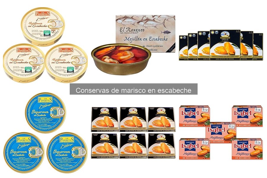Comparativa de Conservas de Marisco en Escabeche
