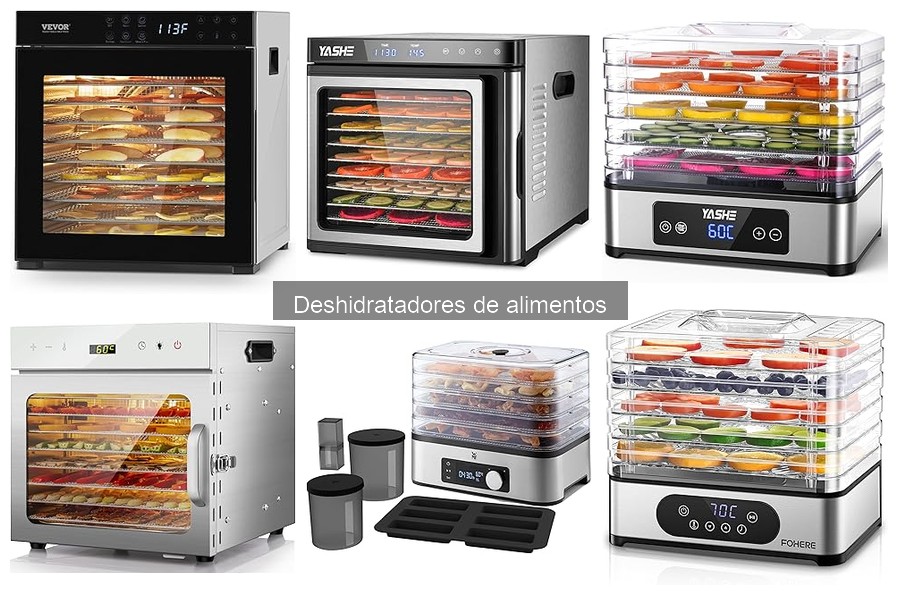 Comparativa de deshidratadores de alimentos: mejores modelos y marcas