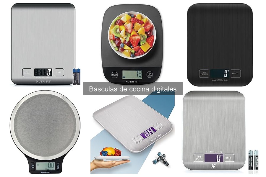 Comparativa de las Mejores Básculas de Cocina Digitales