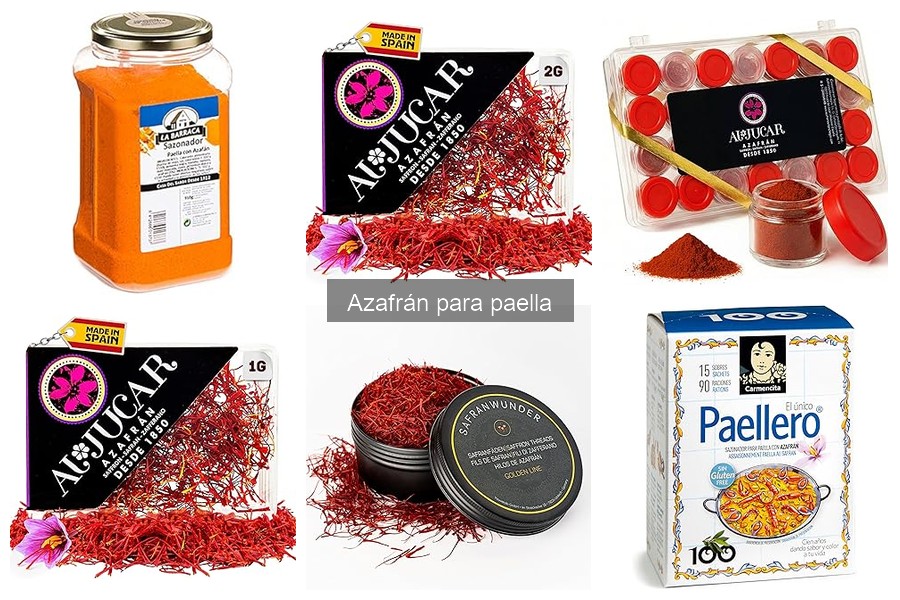 Comparativa de las mejores marcas de azafrán para paella