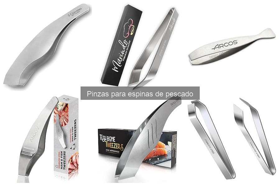 Comparativa de marcas de pinzas para espinas de pescado