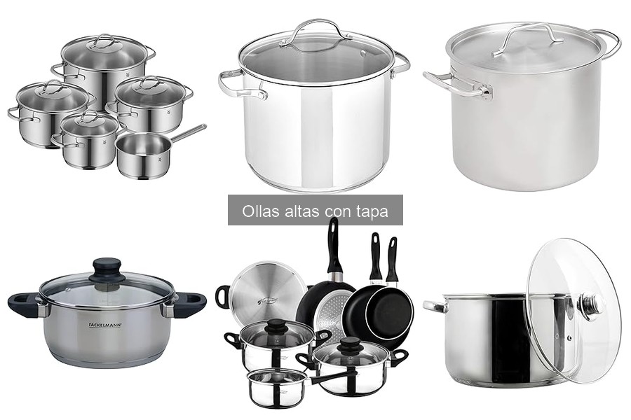 Comparativa de Ollas Altas con Tapa: Mejores Marcas y Modelos