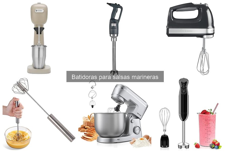 Comparativa de Precios de Batidoras para Salsas Marineras
