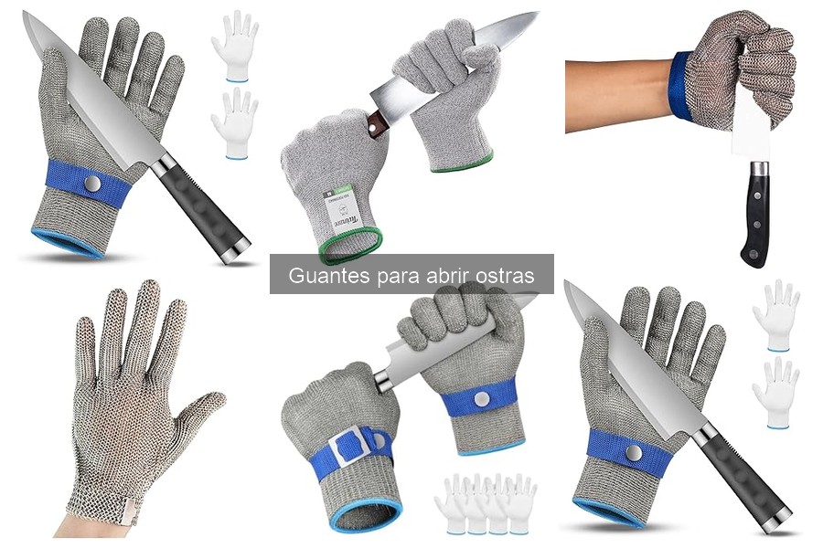 Comparativa de precios de guantes para abrir ostras