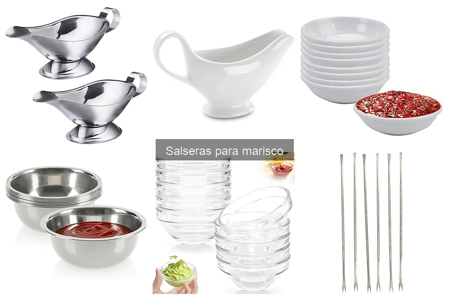 Comparativa de salseras: cerámica, plástico y acero inoxidable