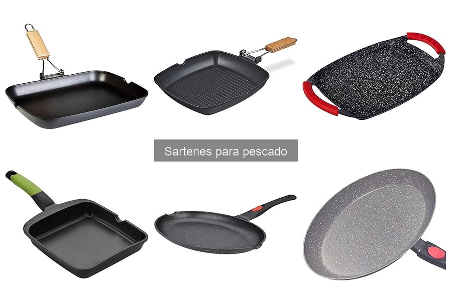 Comparativa de sartenes antiadherentes para cocinar pescado