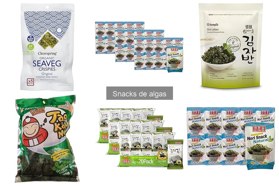 Comparativa de Snacks de Algas vs Otros Snacks Saludables