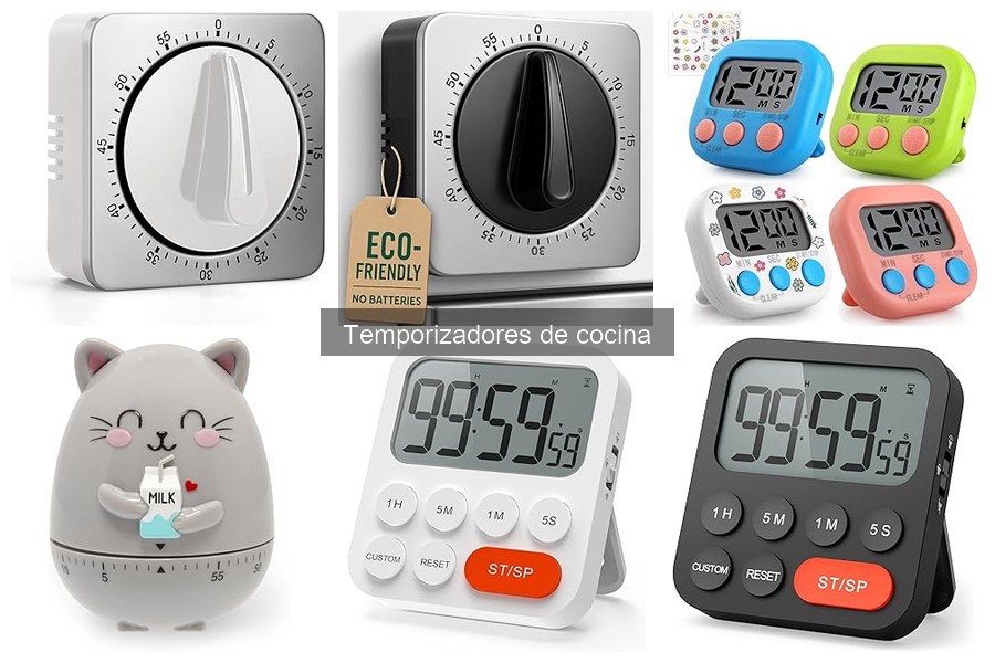 Comparativa de temporizadores de cocina: Opiniones y marcas