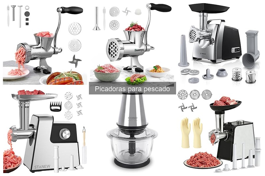 Comparativa: Picadoras manuales vs eléctricas para pescado