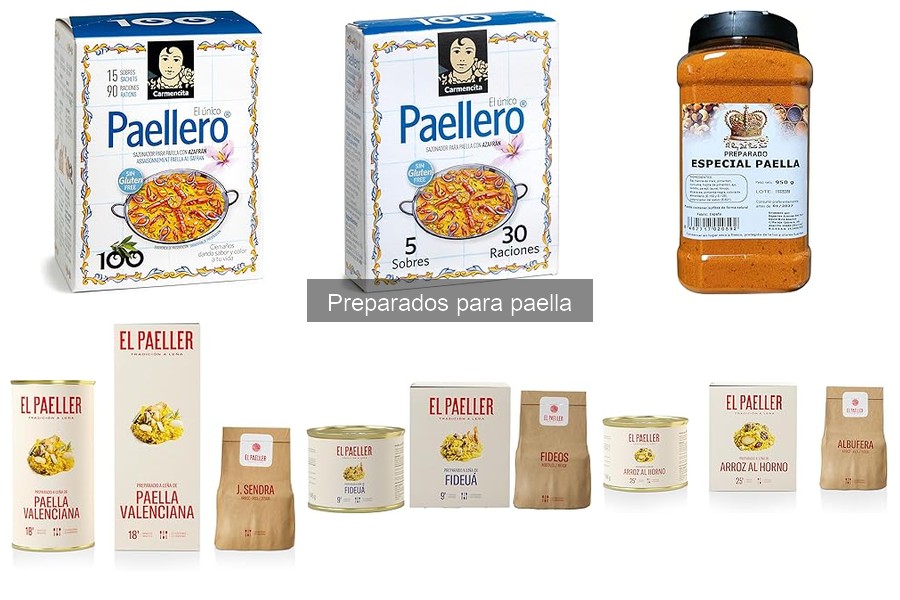 Comparativa: Preparados de marisco vs carne para paella