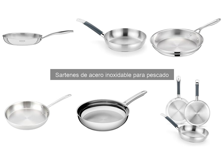 Comparativa: Sartenes de acero inoxidable vs. antiadherentes para pescado