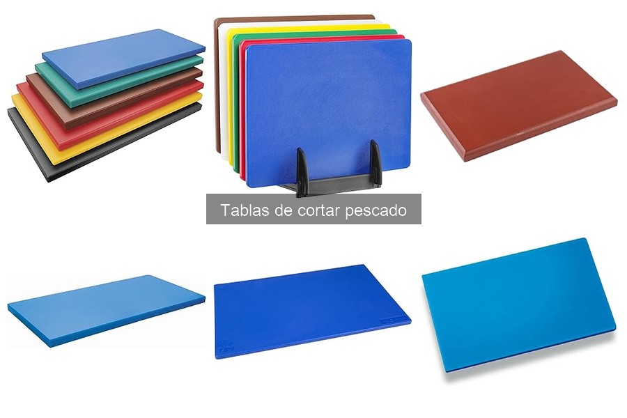 ** Comparativa: Tablas de cortar de plástico vs. madera para pescado