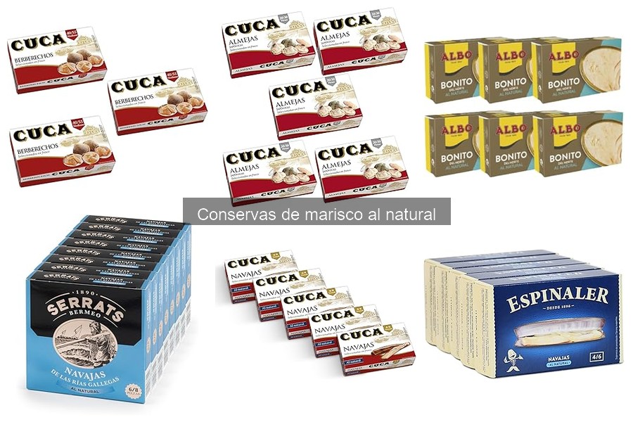Conoce las conservas de marisco al natural: definición y características