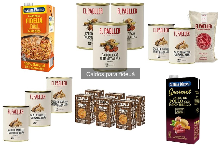 Coste promedio de caldos para fideuá: guía de precios