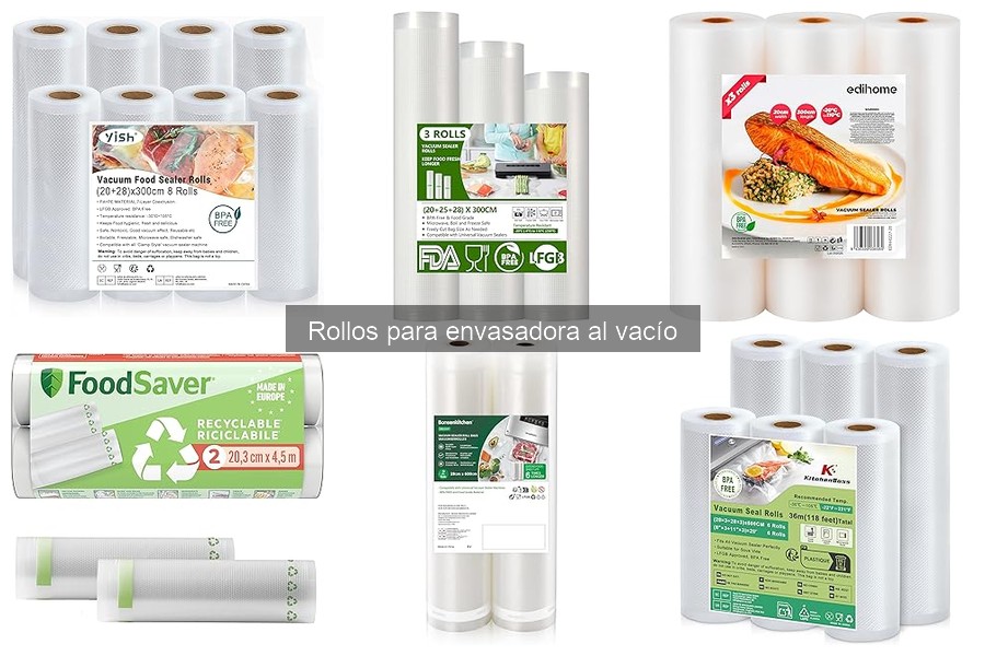 ¿Cuánto cuesta un rollo para envasadora al vacío?