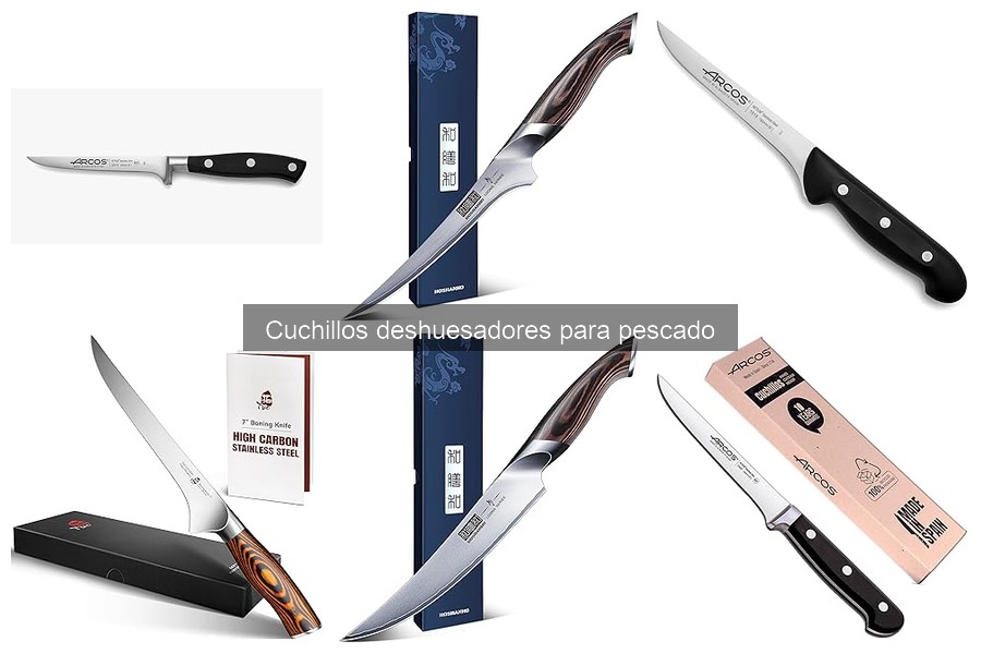 Cuchillos deshuesadores para pescado: características y usos