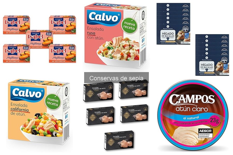 Descubre el contenido nutricional de la conserva de sepia