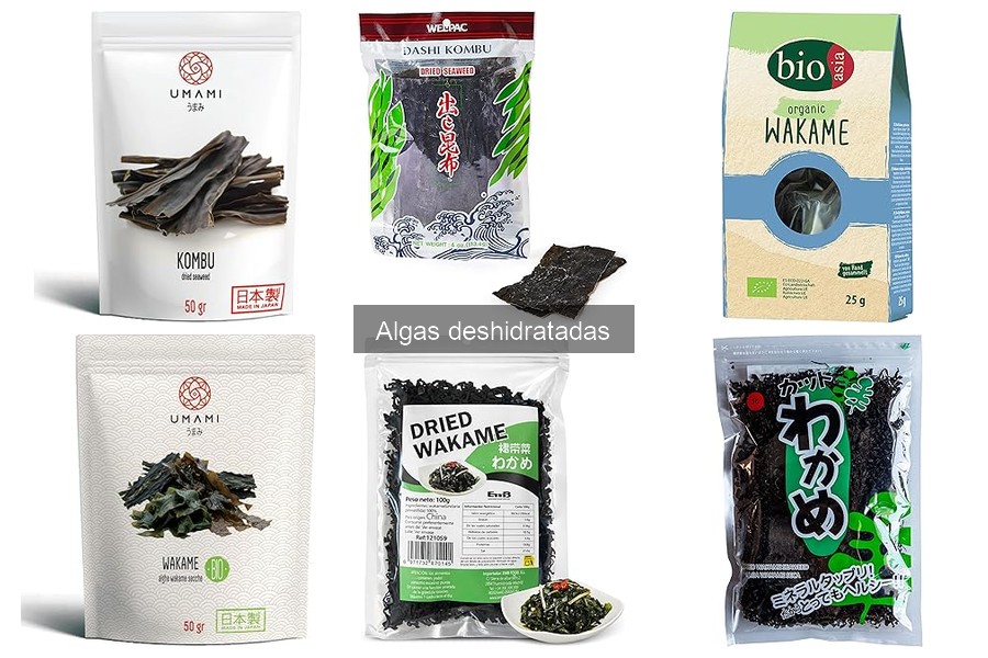 Descubre los tipos de algas deshidratadas y sus usos en cocina