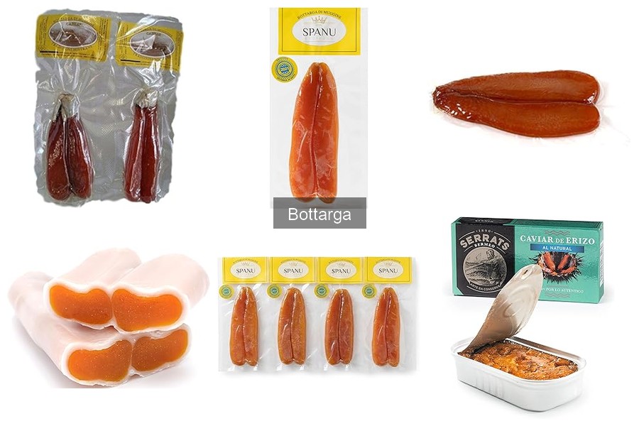 Diferencias entre bottarga seca y fresca: textura y uso