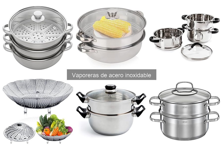 Diferencias entre Vaporeras de Acero Inoxidable y de Bambú