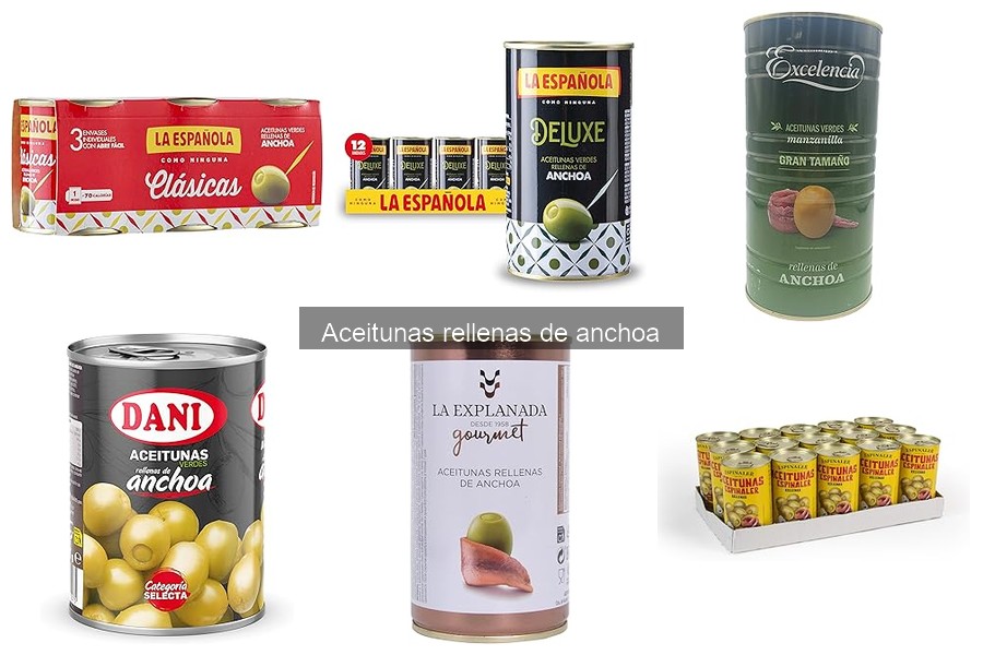 Dónde comprar aceitunas rellenas de anchoa al mejor precio
