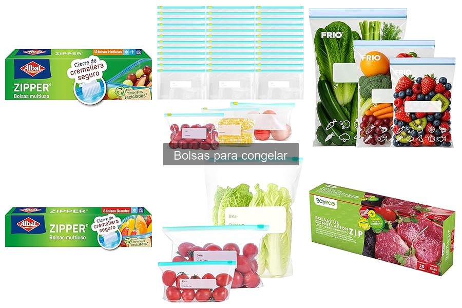 Dónde comprar bolsas para congelar: mejores opciones online y tiendas
