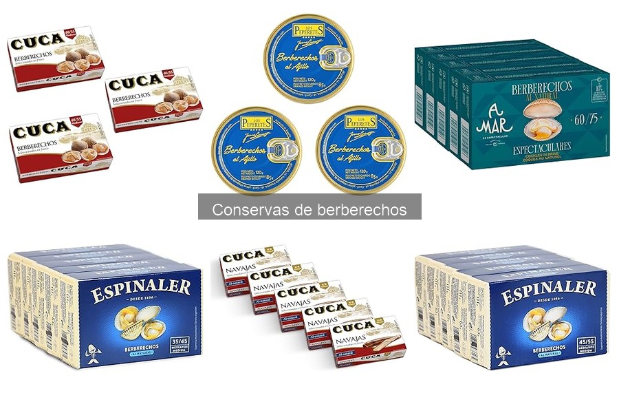 Dónde comprar conservas de berberechos al mejor precio