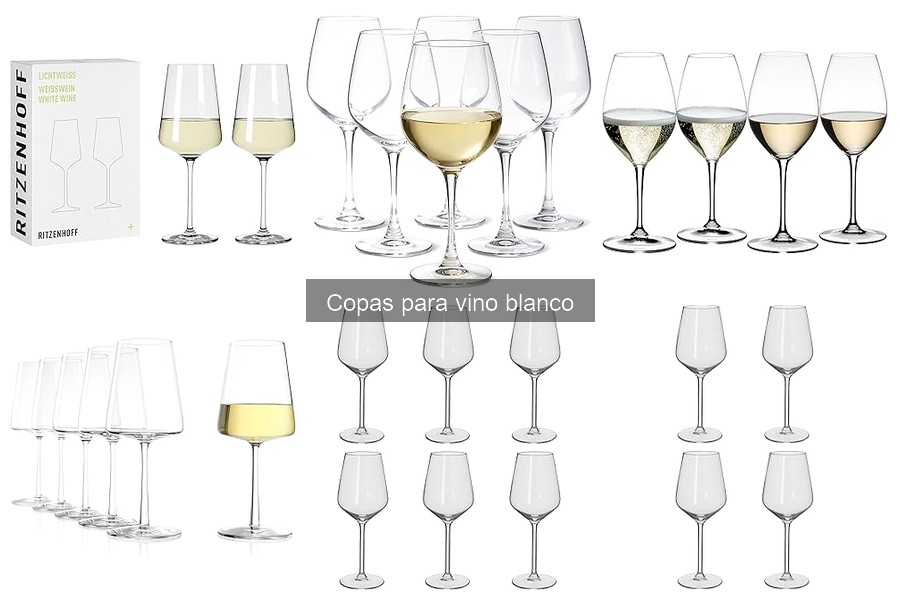 Dónde comprar copas para vino blanco online: Mejores opciones