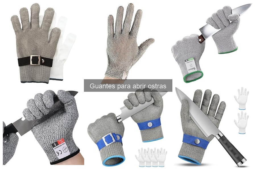 Dónde comprar guantes para abrir ostras: opciones online y más