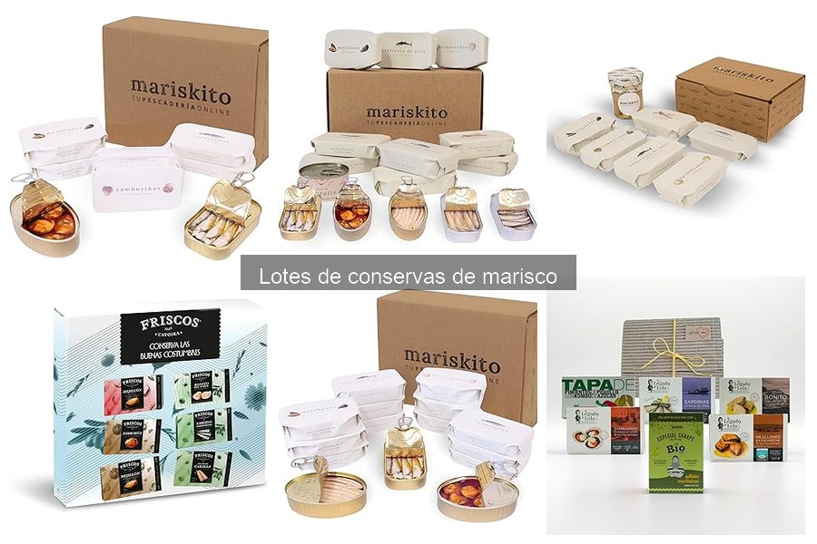 Dónde comprar lotes de conservas de marisco online