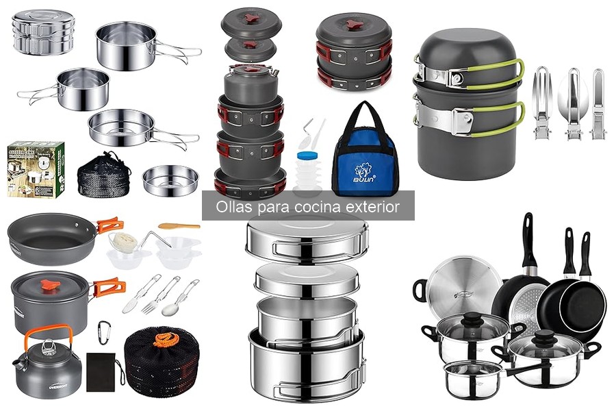 Dónde comprar ollas para cocina exterior al mejor precio
