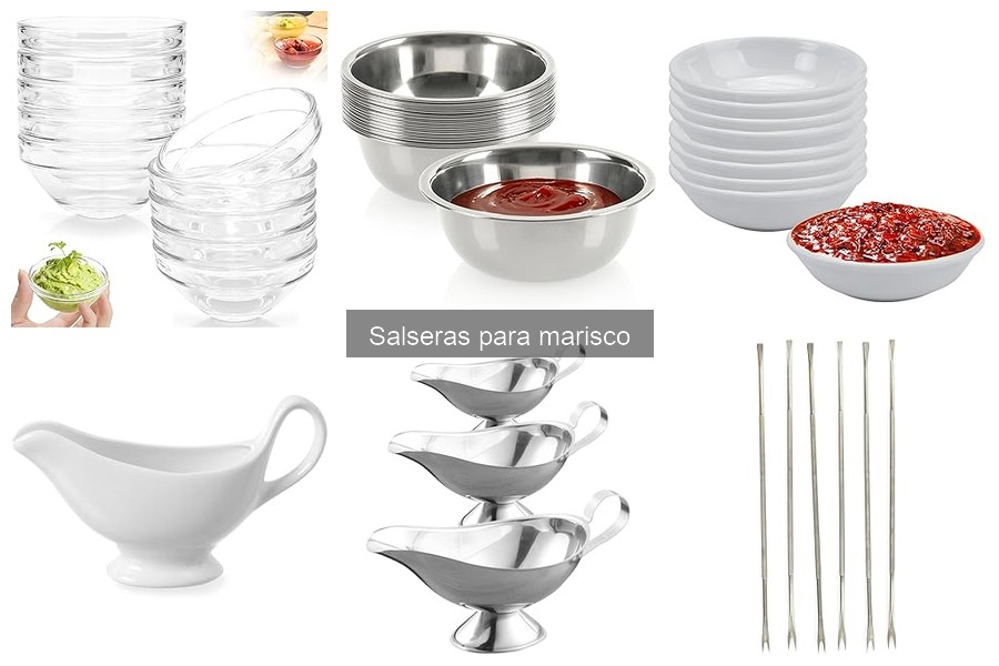 Dónde comprar salseras para marisco: Mejores tiendas online