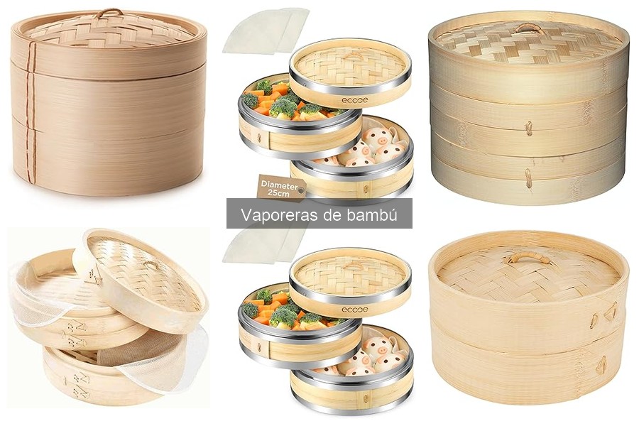 Dónde comprar una vaporera de bambú: mejores opciones online
