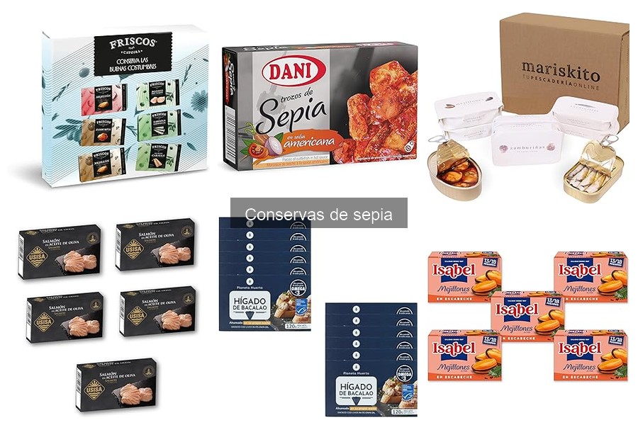 Errores comunes al comprar conservas de sepia