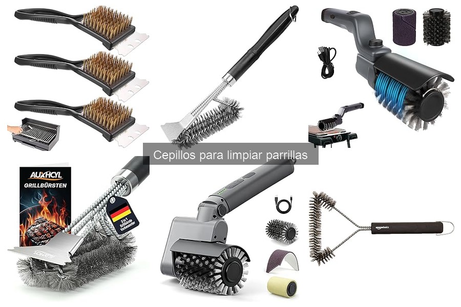 Guía de compra de cepillos para limpiar parrillas