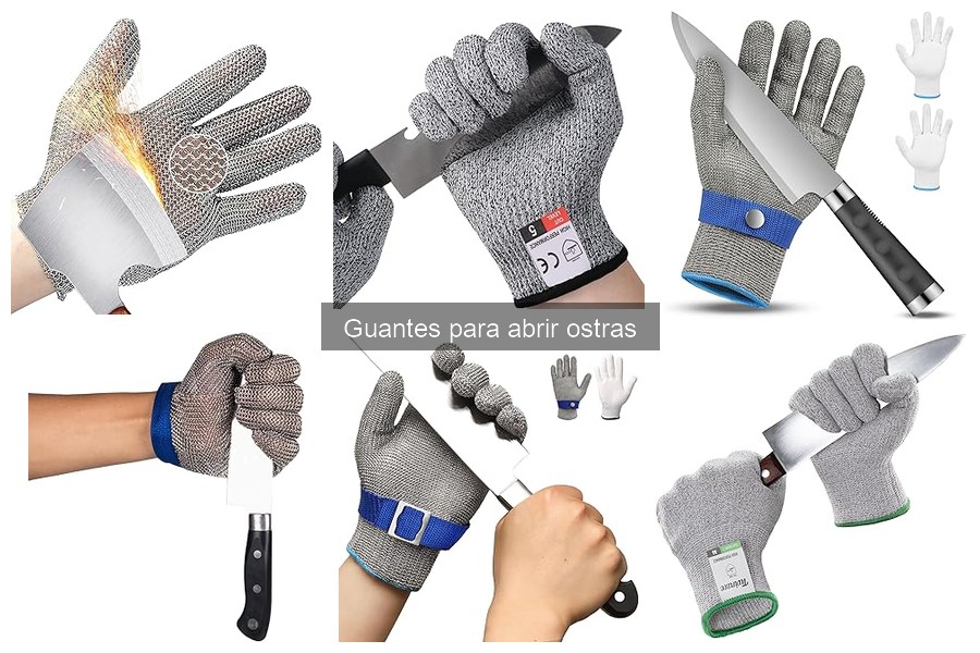 Guía de compra de guantes para abrir ostras