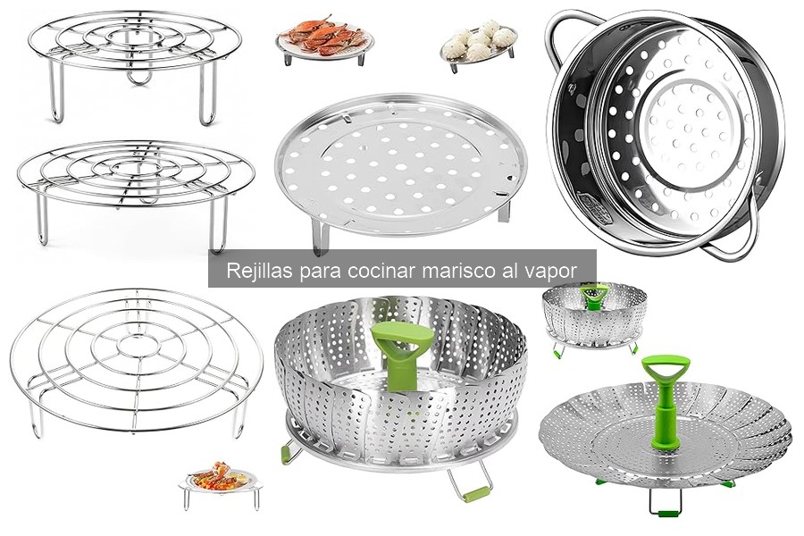 Guía de compra de rejillas para cocinar marisco al vapor