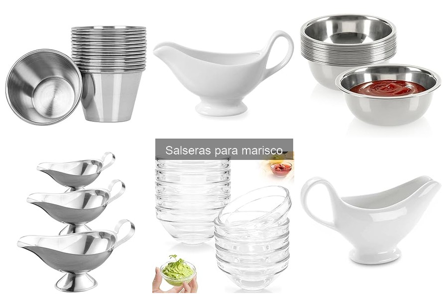Guía de compra de salseras para marisco: elige la mejor