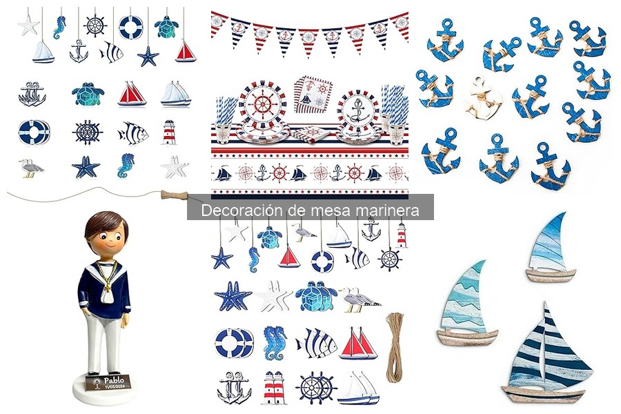 Guía de presupuesto para la decoración de mesa marinera