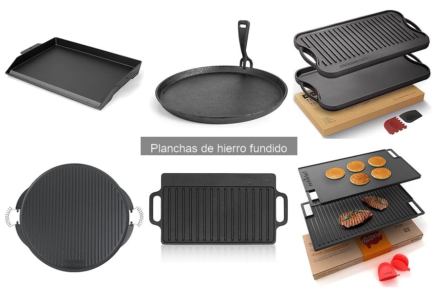 Historia de las planchas de hierro fundido en la cocina