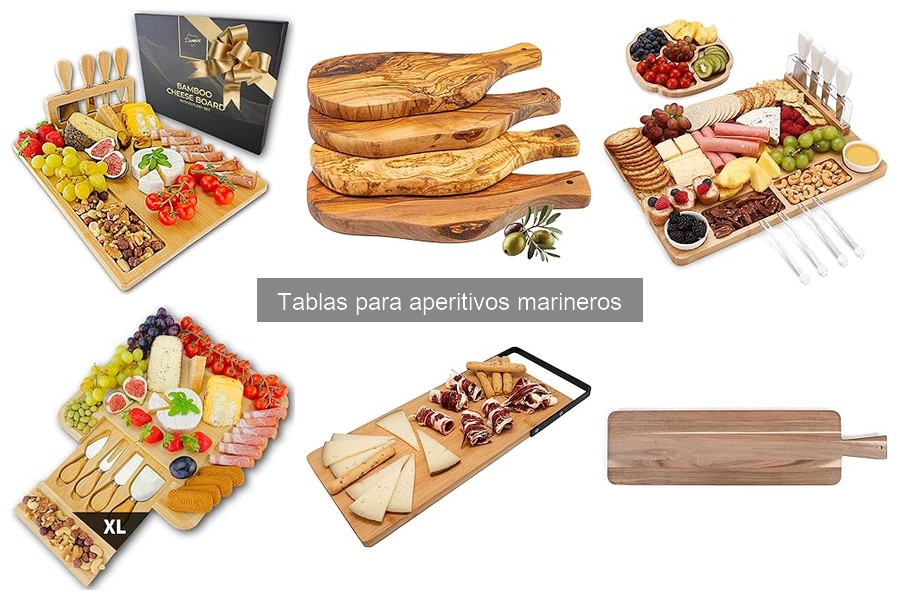 Ideas creativas para servir aperitivos en tablas marineras