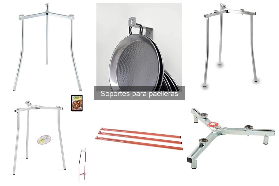 Instrucciones para usar soporte de paelleras correctamente