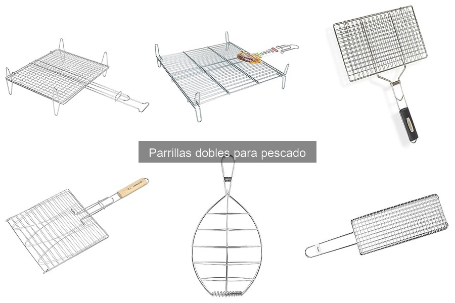 Mantenimiento y limpieza de parrillas dobles para pescado